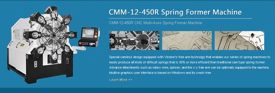 CMM-12-450R Spring Former Machine